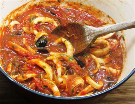 Squid prawn nduja stew